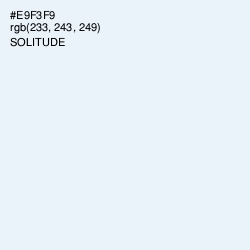 #E9F3F9 - Solitude Color Image