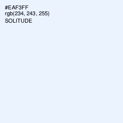 #EAF3FF - Solitude Color Image