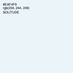 #EAF4F9 - Solitude Color Image