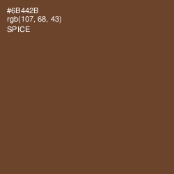 #6B442B - Spice Color Image