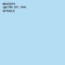 #B4DDF4 - Spindle Color Image
