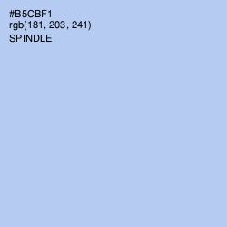 #B5CBF1 - Spindle Color Image