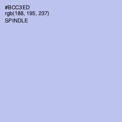 #BCC3ED - Spindle Color Image