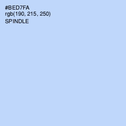#BED7FA - Spindle Color Image