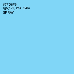 #7FD6F6 - Spray Color Image