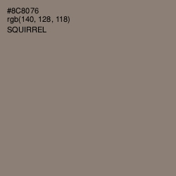 #8C8076 - Squirrel Color Image