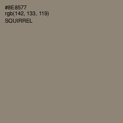#8E8577 - Squirrel Color Image