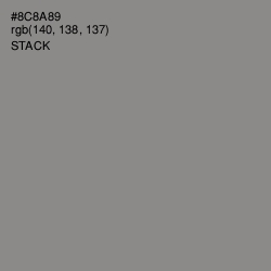 #8C8A89 - Stack Color Image
