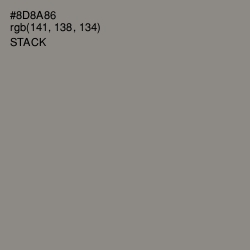 #8D8A86 - Stack Color Image