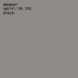 #8D8A87 - Stack Color Image