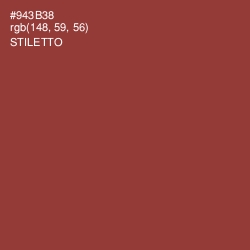 #943B38 - Stiletto Color Image