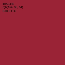 #9A2436 - Stiletto Color Image