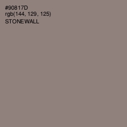 #90817D - Stonewall Color Image