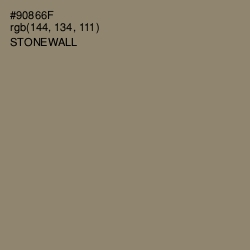#90866F - Stonewall Color Image