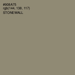 #908A75 - Stonewall Color Image