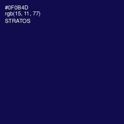 #0F0B4D - Stratos Color Image