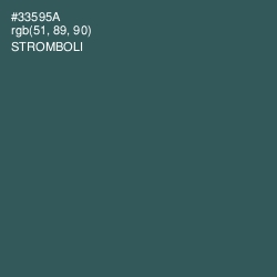 #33595A - Stromboli Color Image