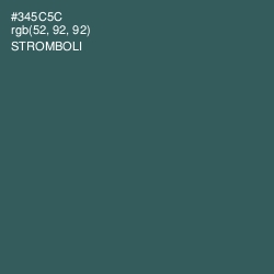 #345C5C - Stromboli Color Image