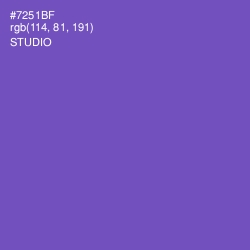 #7251BF - Studio Color Image