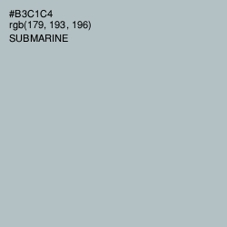#B3C1C4 - Submarine Color Image