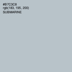#B7C3C8 - Submarine Color Image