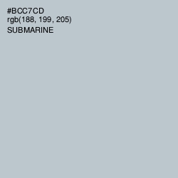 #BCC7CD - Submarine Color Image