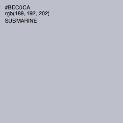 #BDC0CA - Submarine Color Image