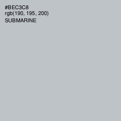 #BEC3C8 - Submarine Color Image