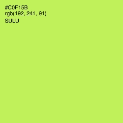 #C0F15B - Sulu Color Image