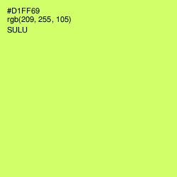 #D1FF69 - Sulu Color Image