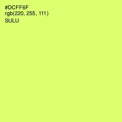 #DCFF6F - Sulu Color Image