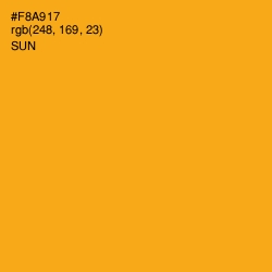 #F8A917 - Sun Color Image