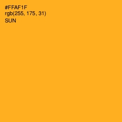 #FFAF1F - Sun Color Image