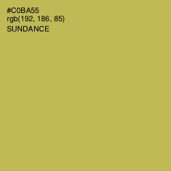 #C0BA55 - Sundance Color Image