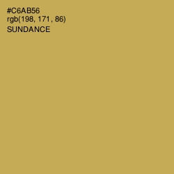 #C6AB56 - Sundance Color Image