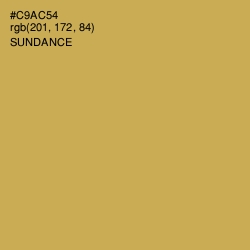 #C9AC54 - Sundance Color Image