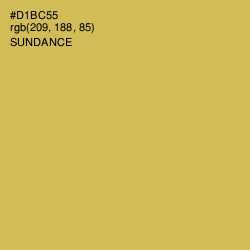 #D1BC55 - Sundance Color Image