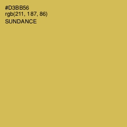 #D3BB56 - Sundance Color Image