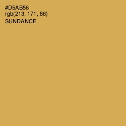 #D5AB56 - Sundance Color Image