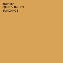 #D9A357 - Sundance Color Image