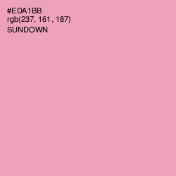 #EDA1BB - Sundown Color Image