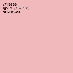 #F1B9BB - Sundown Color Image