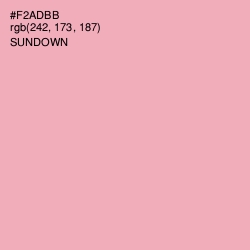 #F2ADBB - Sundown Color Image