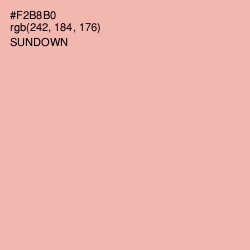 #F2B8B0 - Sundown Color Image