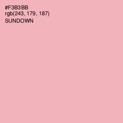 #F3B3BB - Sundown Color Image