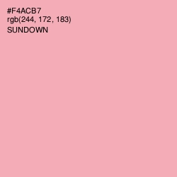 #F4ACB7 - Sundown Color Image