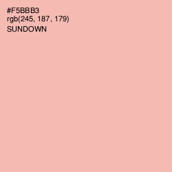 #F5BBB3 - Sundown Color Image