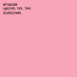#F9A5B8 - Sundown Color Image