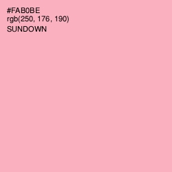 #FAB0BE - Sundown Color Image
