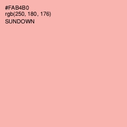 #FAB4B0 - Sundown Color Image